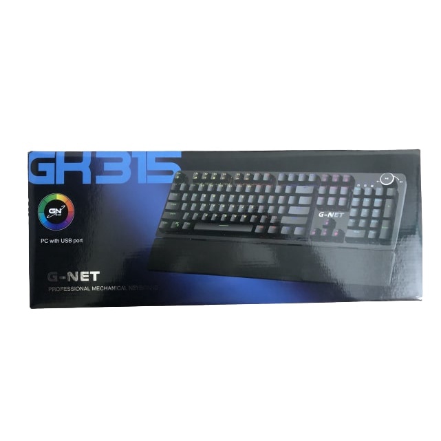 Bàn phím gaming cơ quang GNet Gk315 Led rainbow