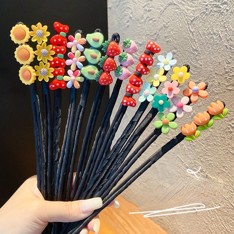 Thanh Uốn Tóc Hoa Quả Đáng Yêu Cho Bé