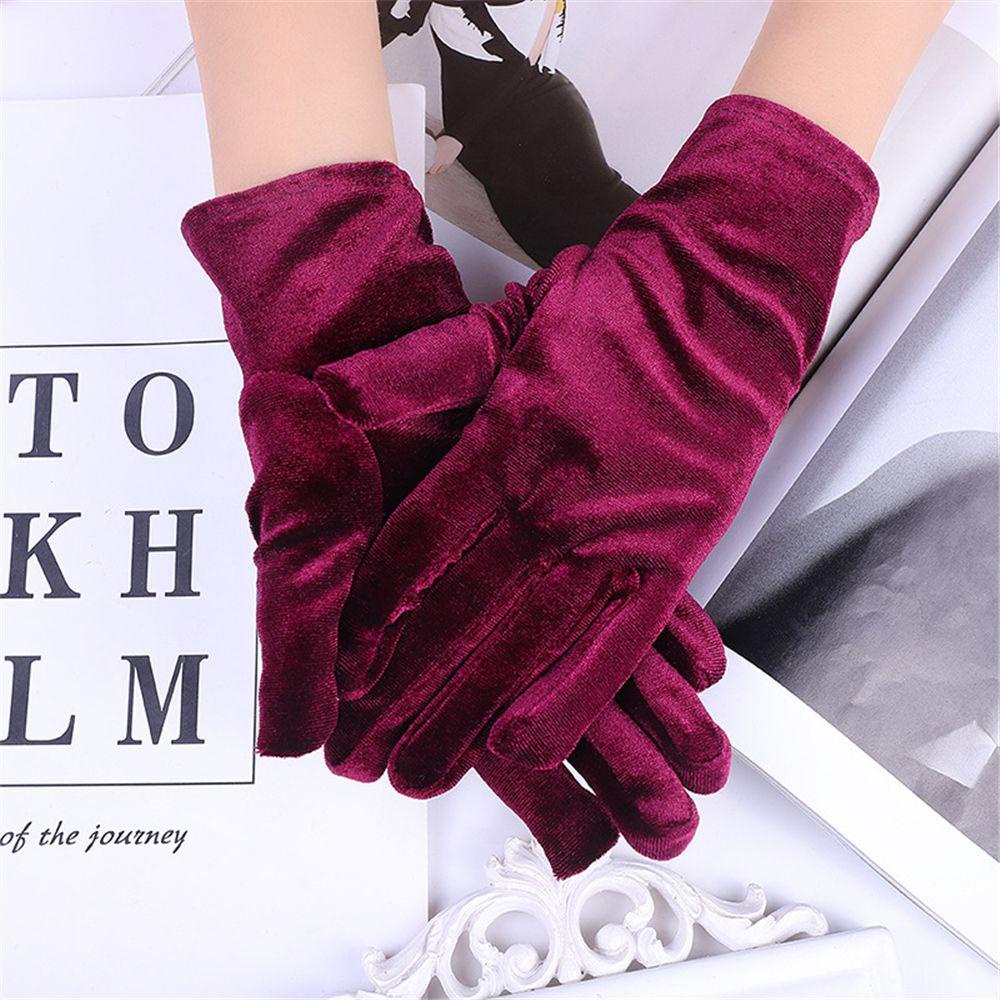 Găng Tay Nhung Giữ Ấm Mùa Đông Dành Cho Lái Xe Đạp