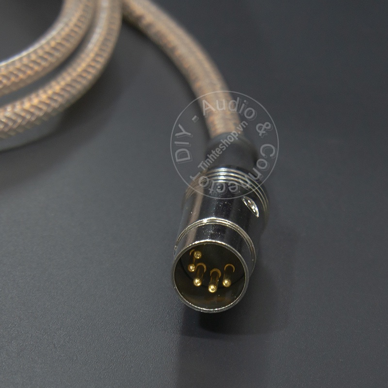 Cáp MIDI 5 pin DIY 0.5M đến 5M - Dây 2 đầu DIN 5pin đực cho Âm ly Nhạc cụ
