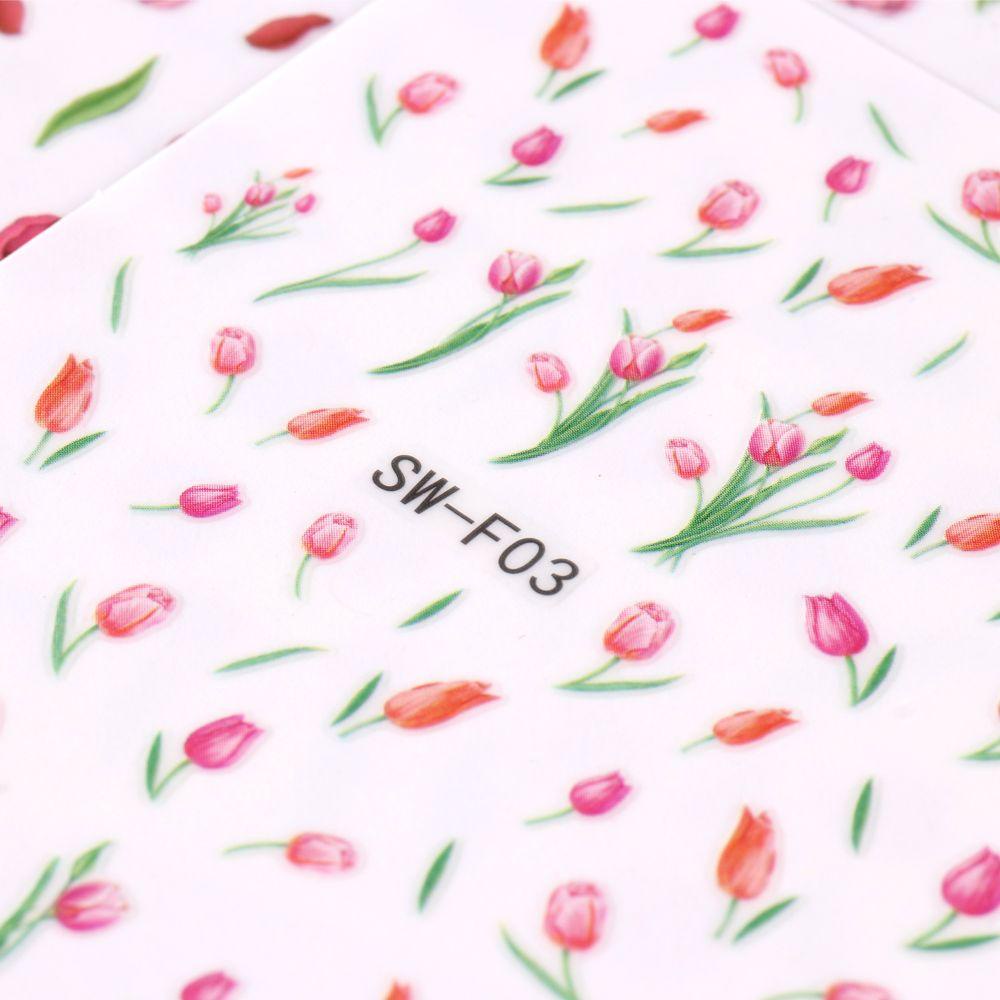 OCEANMAP Miếng Dán Trang Trí Móng Tay 3D DIY Thời Trang Mùa Xuân Hè