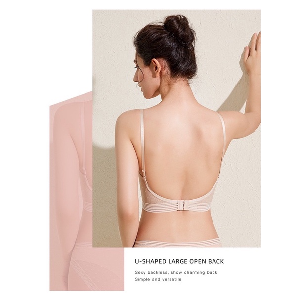 Áo Lót Nữ Softie Ren Lưới Lưng U Bản To Có Gọng Đệm Nâng Ngực Cao Cấp 2097