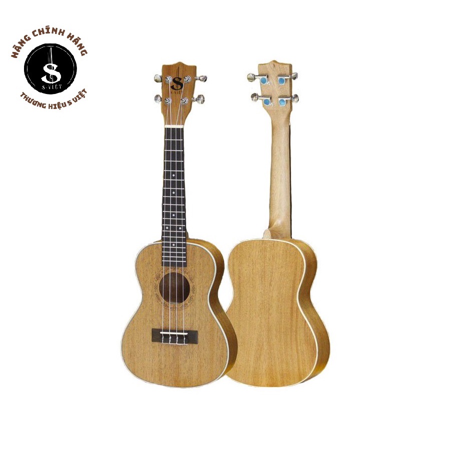 Đàn ukulele gỗ khóa đúc xịn mã USV01 và USV02 chính hãng S Việt