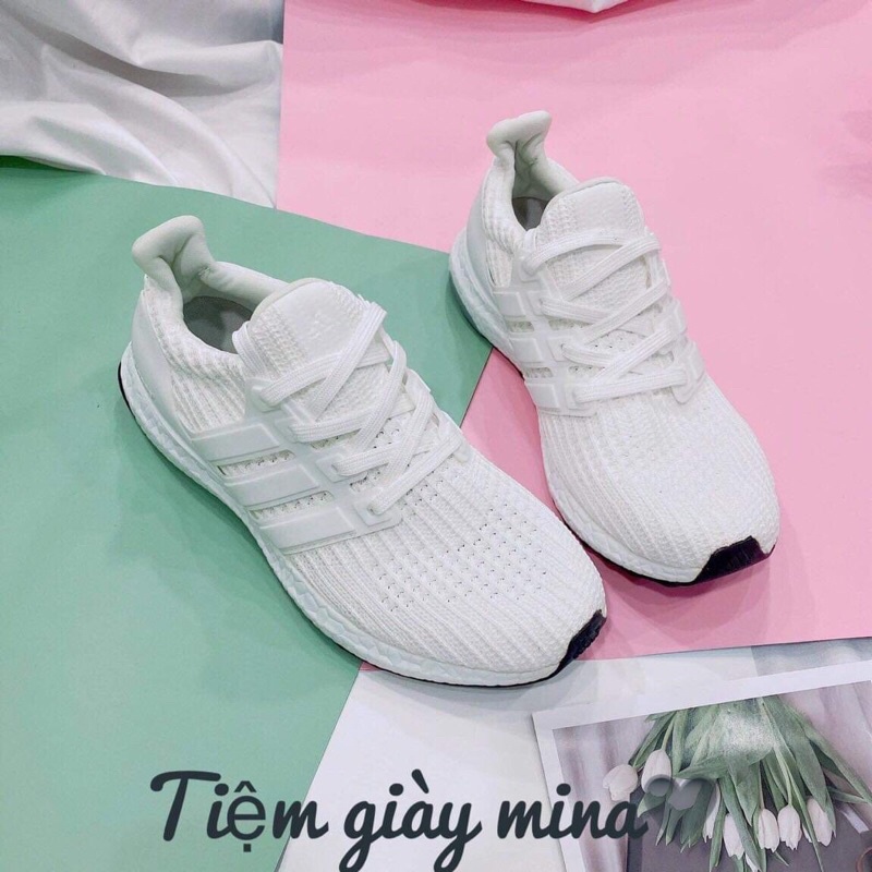 Giày ultra boost 4.0 . Giày thể thao adidas ultra buộc dây kèm hộp