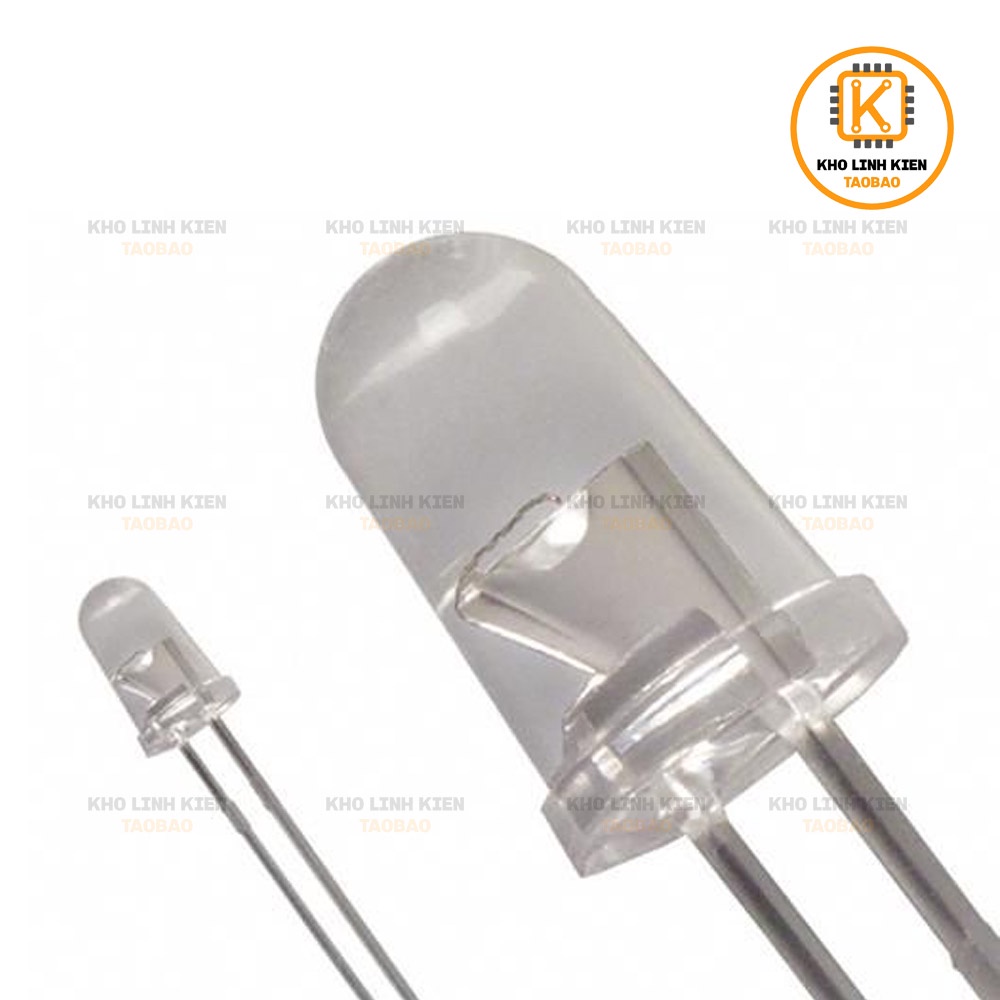 5 Chiếc led nhấp nháy bảy màu 2 chân tự đổi màu