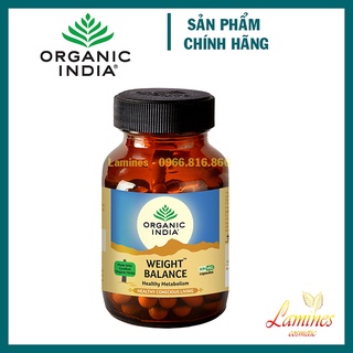 Viên Uống Hỗ Trợ Giảm Cân - Weight Balance Organic India 60v