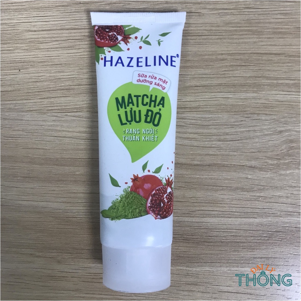 Sữa rửa mặt HAZELINE Matcha Lựu Đỏ | Nghệ Hoa Cúc | Tràm Trà - SRM Hazeline 50g / 100g