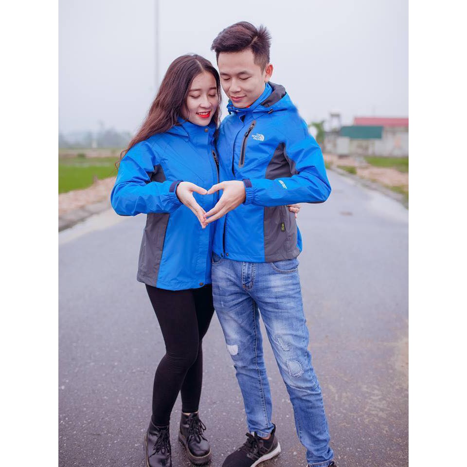 Áo Khoác Nam Nữ 🌸SALE🌸 hai mặt có mũ áo gió Thu Đông Unisex 2 Lớp Chống Nắng Trượt Nước nhập khẩu cao cấp