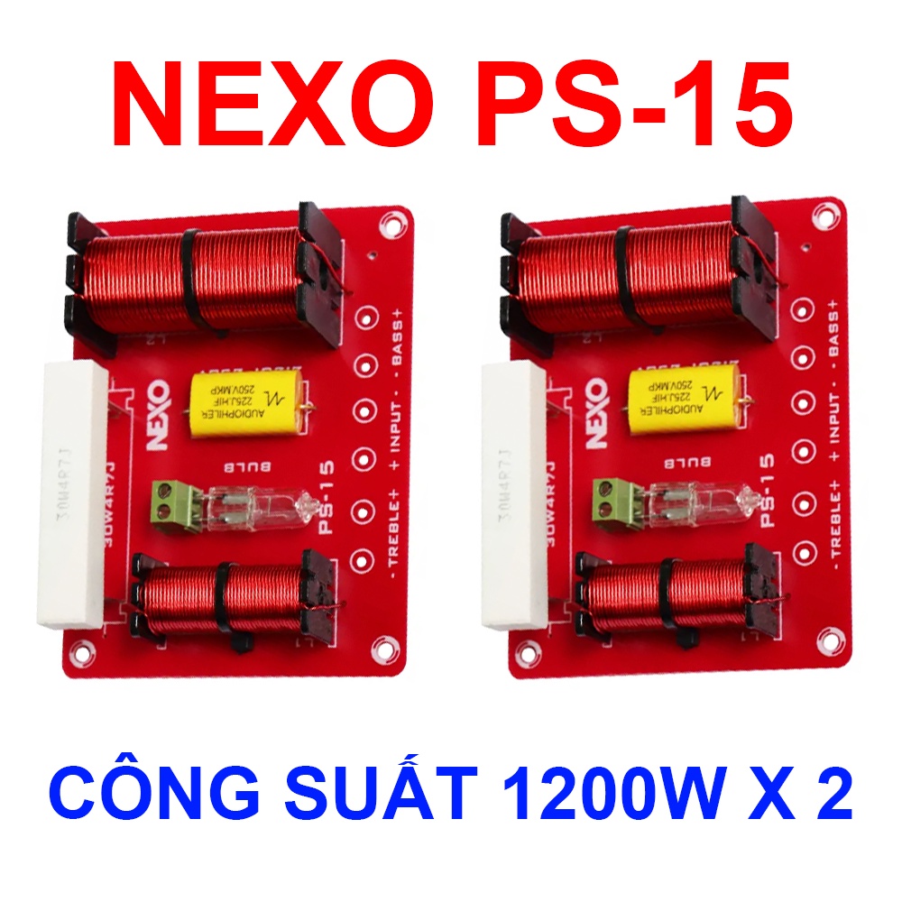 Combo 2 mạch phân tần bảo vệ loa ngõ ra 3 đường tiếng 1 Bass, 1 Trung và 1 Treble - KN 1B2T