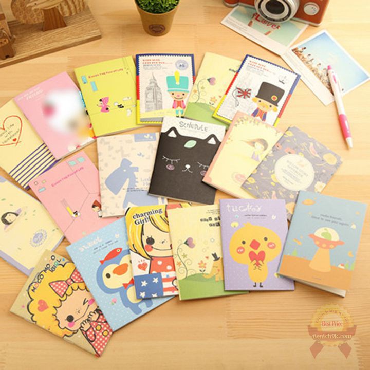 Sổ Tay Mini VPPT&amp;T Nhiều Mẫu Kute SMN018