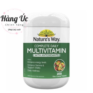 Vitamin Tổng Hợp Multivitamin Nature’s Way💥Free Ship💥 Vitamin Tổng Hợp Và Tảo Biển 200 Viên