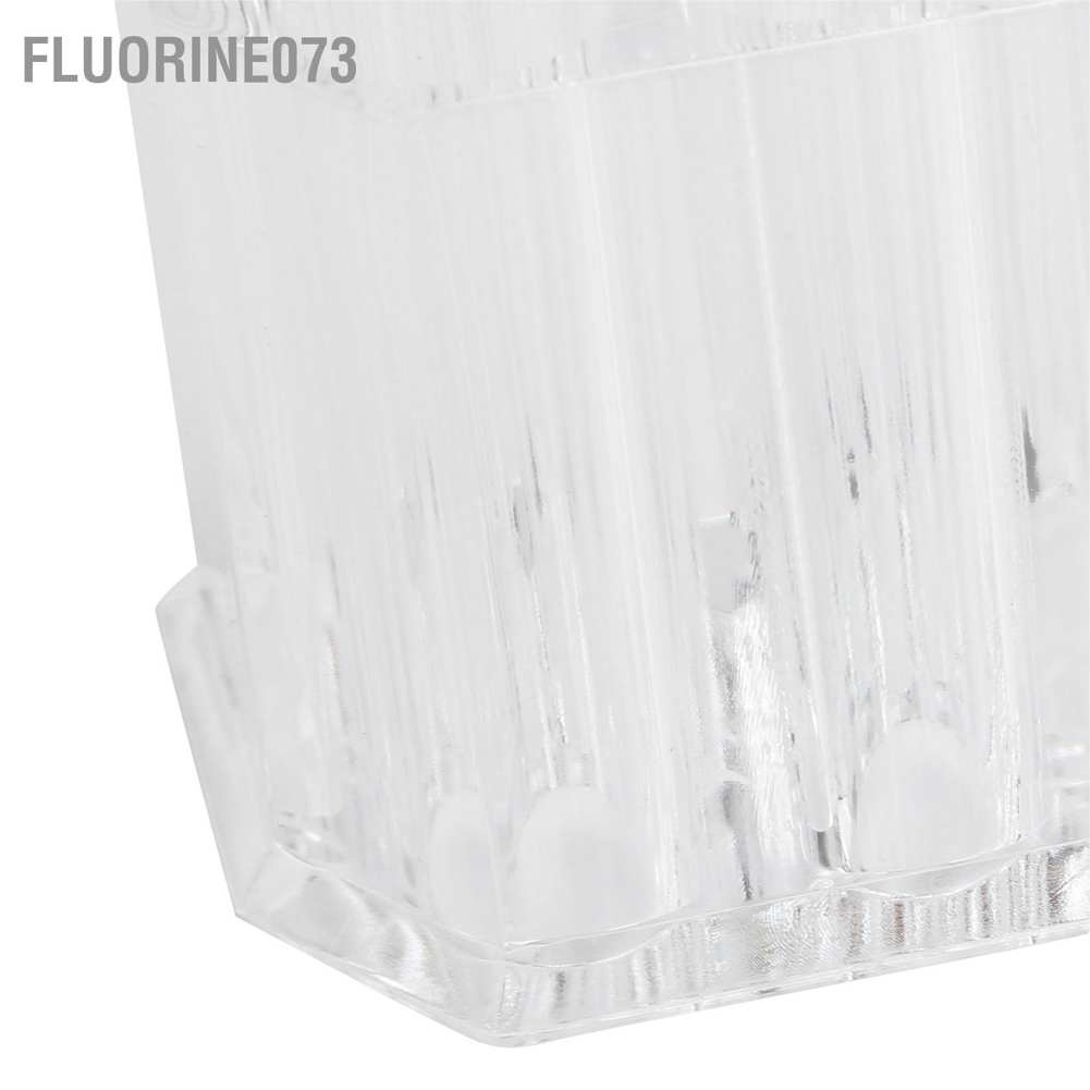 Kệ đựng cọ trang điểm acrylic trong suốt 26 lỗ bút kẻ mắt hộp lưu trữ bút chì kẻ lông mày hoàn thiện giá đỡ 【Fluorine073】