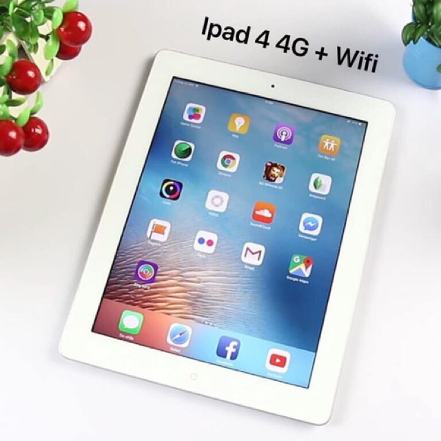 Máy tính bảng ipad 4 3G/4G + Wifi Trắng + Đen.New98-99% zin100% | BigBuy360 - bigbuy360.vn