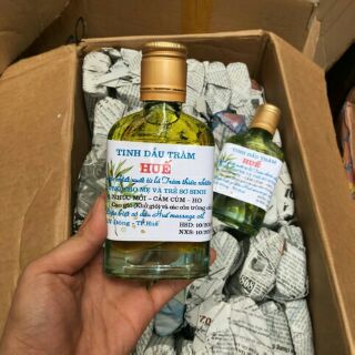Tinh dầu tràm huế loại 1 70ml nguyên chất(chai dẹt)