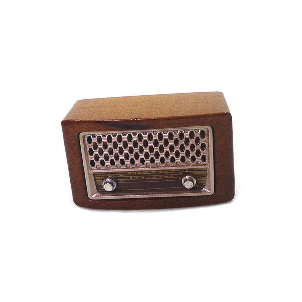 Mô Hình Radio Mini Tỉ Lệ 1: 12 Dùng Để Trang Trí Nhà Búp Bê