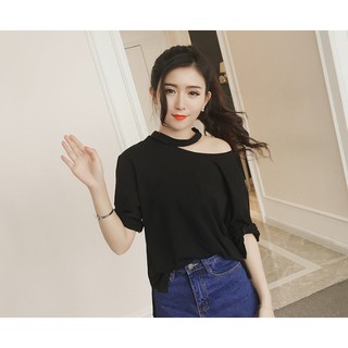 Áo Lệch Vai Dây Cổ