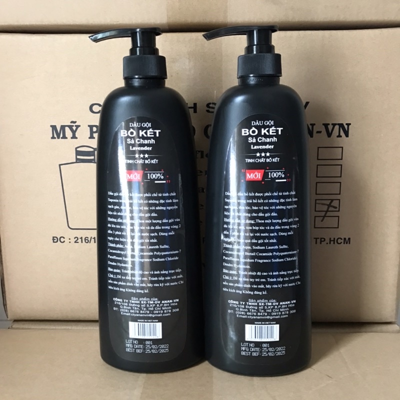 Dầu Gội Bồ Kết Sả Chanh 1000ml