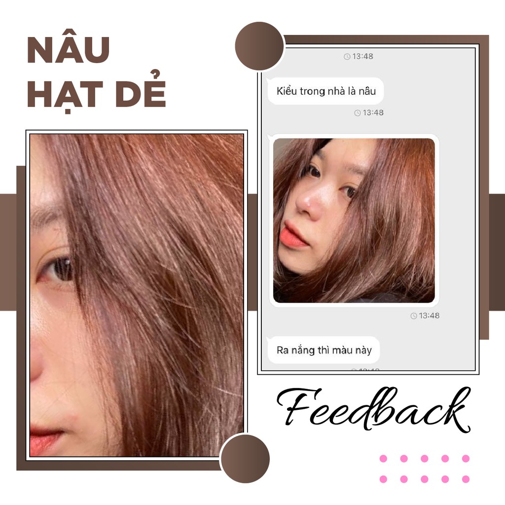 Thuốc Nhuộm Tóc Nâu Hạt Dẻ - Minzihair