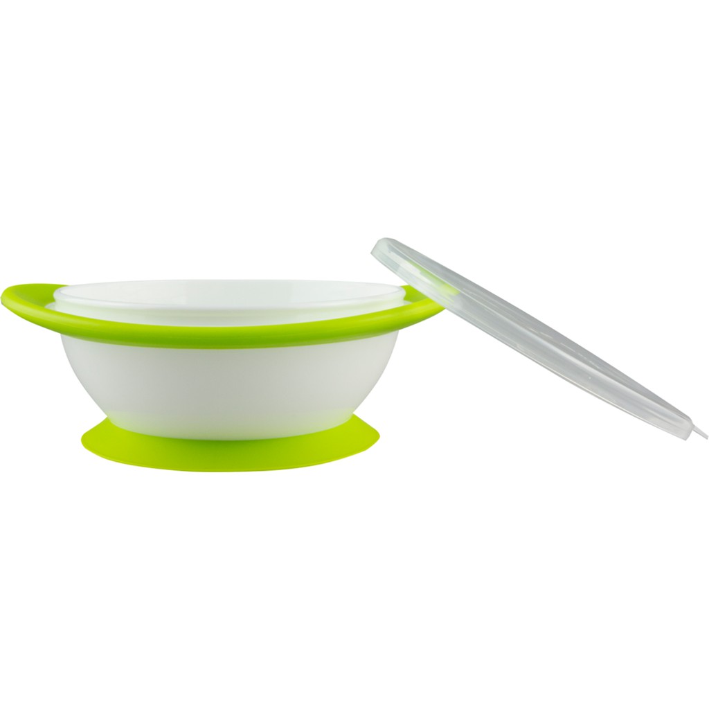 Bộ 2 bát ăn NUK chống đổ có nắp