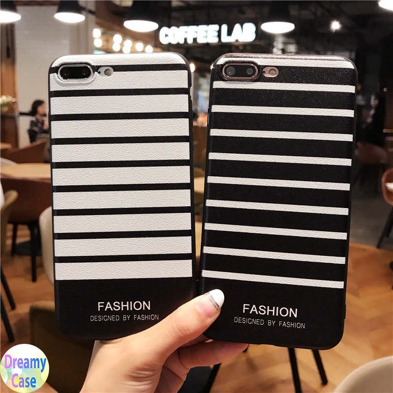 Ốp lưng điện thoại in hoạt hình Black White Stripe cho OPPO A91 A31 Realme 5 5S 5i C3 2 Pro XT C2 C1 A5 A9 2020 F11 Pro F9 A1K A7 A5S A3S F1S Reno Reno2 F F5 Youth A83 R17 Pro