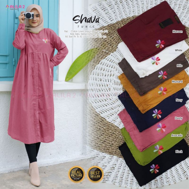 Áo Sơ Mi Vải Lanh Màu Trơn Dáng Dài Phong Cách BUSUI Kanci Size XL LD 105