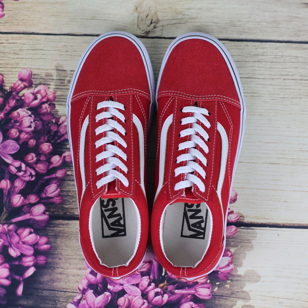 Giày Sneaker  Nữ Vs Oldskool Phong Cách  Đỏ Tươi YTS