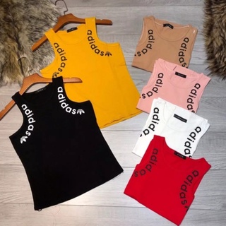 Áo thun ba lỗ ngược croptop_ áo thun ba lỗ nữ