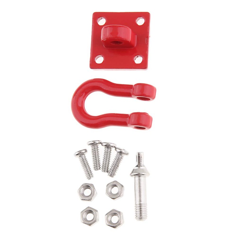 Bộ Cản Sau Bằng Kim Loại Có Móc Kéo Cho Xe Tải Điều Khiển Từ Xa WPL C14 C24 B16 B36 B14 B24 FY004