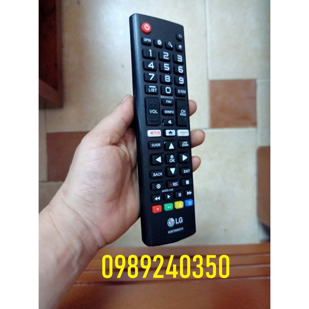 Remote điều khiển ti vi vô tuyến LG mới chính hãng