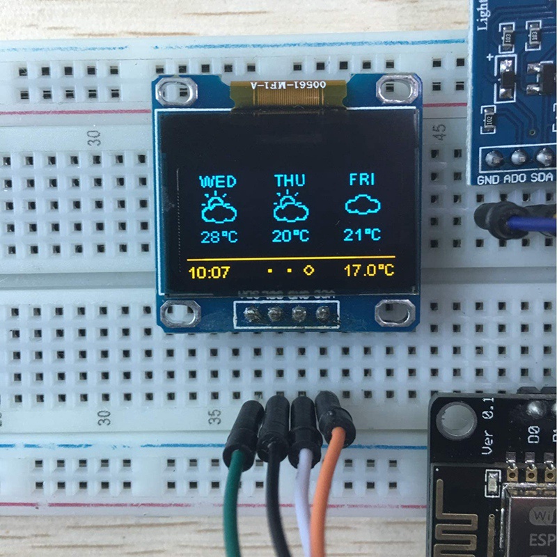 COD ESP8266 Weather Station Kit with DHT11 Temperature Humidity BMP180 XGVN