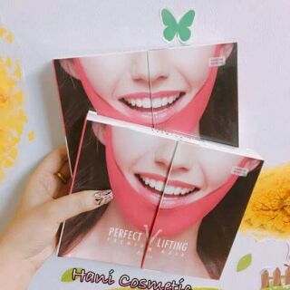. Mặt nạ V-line Perfect xuất sứ Hàn quốc chính hãng bạn sẽ có khuôn mặt đẹp khi sử dụng cảm giác không bị chảy sệ da mặt