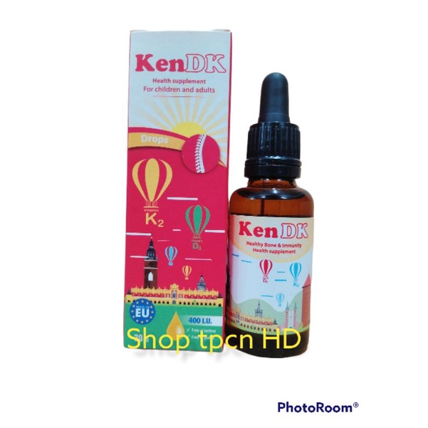 KEN DK ( kendk ) bổ sung vitamin d3 và k2 cho bé