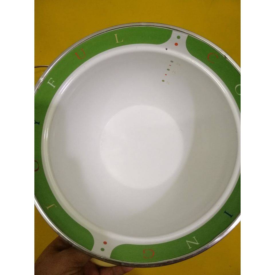 Nồi luộc men nội địa Nhật, size 27cm, cao 13cm (mã 726), Dùng được bếp từ