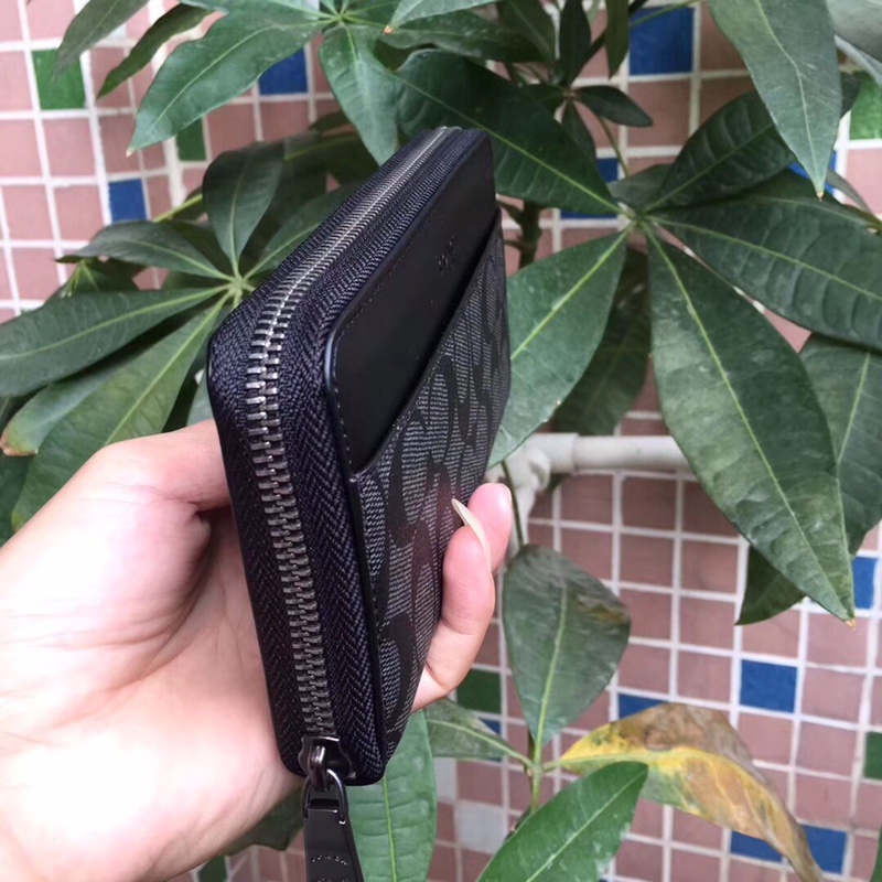 Ví Dài Coach 75000 Chất Liệu PVC Kiểu Dáng Cổ Điển Thời Trang Cho Nam Giới