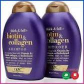 Dầu gội Biotin Collagen ❤️Free Ship❤️ tím xuất sứ Mỹ cặp gội xả 385ml hiệu quả nhất hiện nay