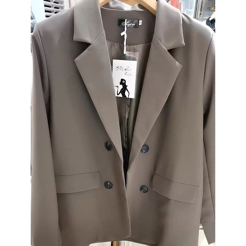 (Hàng có sẵn) Siêu phẩm Áo Blazer cao cấp chất đẹp (loại 4 cúc, phom xuông) | BigBuy360 - bigbuy360.vn