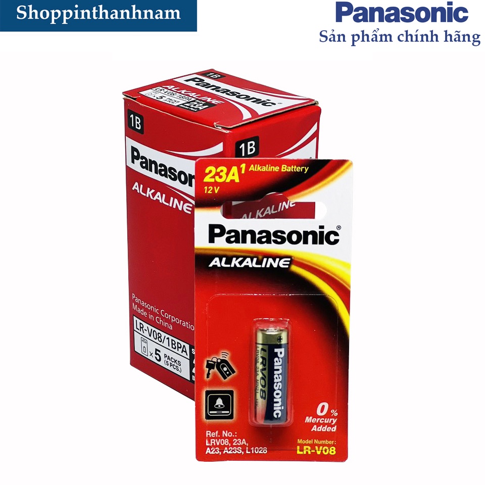 Pin A23 Panasonic 12V chính hãng thay pin khiển cửa cuốn