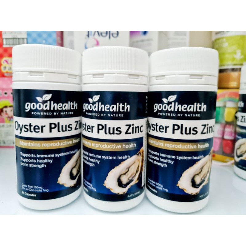 Tinh chất hàu Úc Oyster Plus Zinc Goodhealth 60 viên