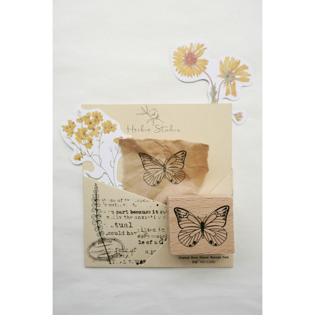 Con dấu gỗ - con dấu butterfly