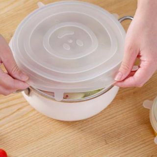 Bộ 6 Nắp Đậy Silicon.