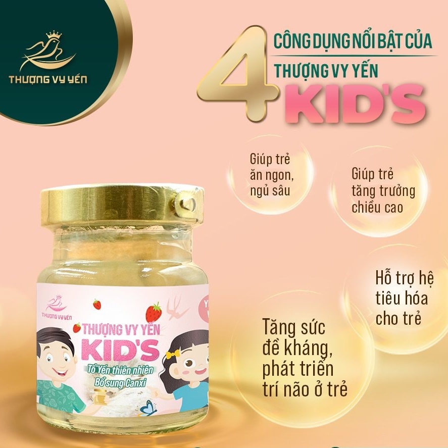 Combo 2 set 3 Tổ Yến Chưng Sẵn CICI THƯỢNG ĐỈNH YẾN Thượng Vy Yến Kid Tăng Sức Đề Kháng Giúp Trẻ Ăn Ngon