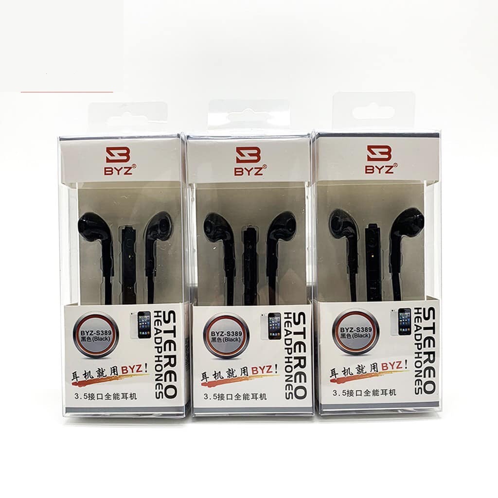 Tai nghe BYZ S389 389 s832  chính hãng dây dẹp chống đứt