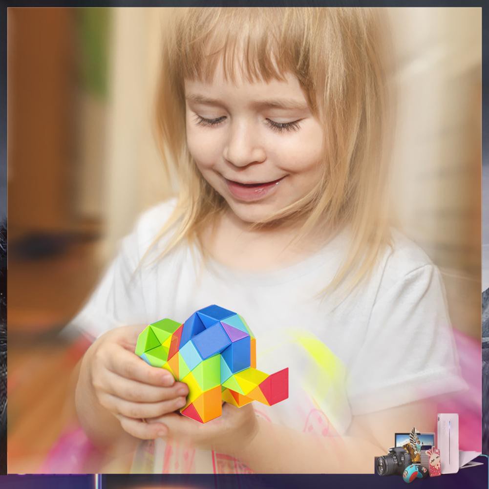 Đồ Chơi Xếp Hình Rắn 24 / 36 / 48 / 60 / 72 Giúp Giảm Căng Thẳng