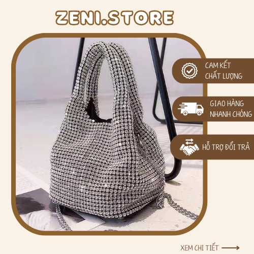 Túi xách cầm tay Wang Túi cầm tay wang đá super full box size 15 - ZENI.STORE