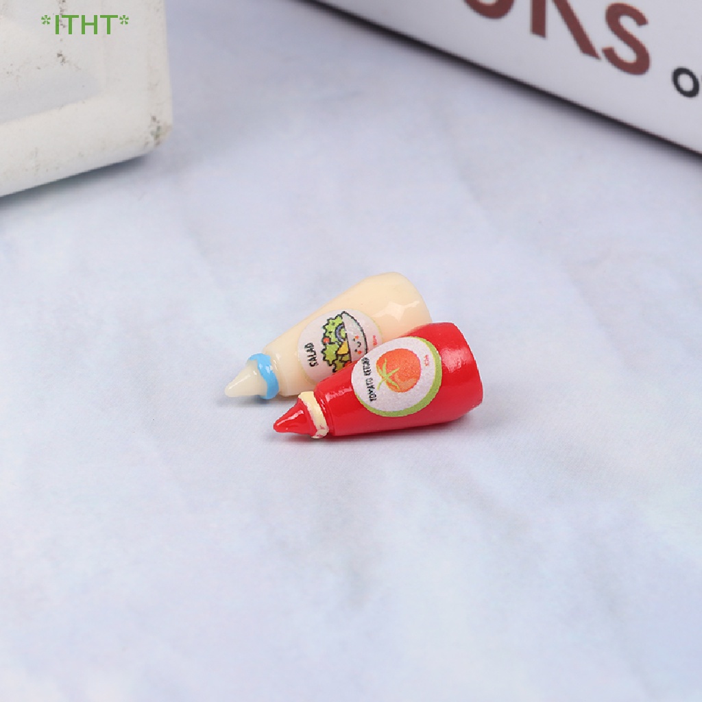 Bộ 4 Món Đồ Chơi Làm Salad Tỉ Lệ 1: 12 Cho Nhà Búp Bê Mới