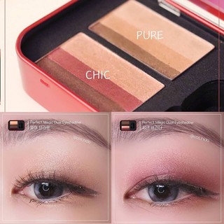 Bảng Phấn Mắt April Skin Perfect Magic Dual Eyeshadow 6g