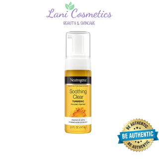 Sữa Rửa Mặt nghệ Neutrogena Calme Curcuma Mousse Nettoyante 150ml tạo bọt
