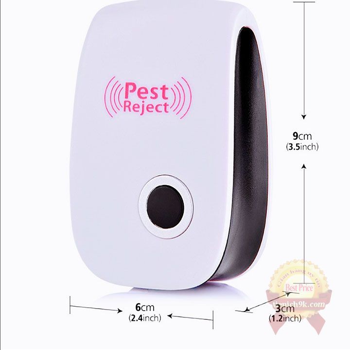Máy đuổi muỗi côn trùng sóng âm mini không dây siêu an toàn cho bé PEST REJECT