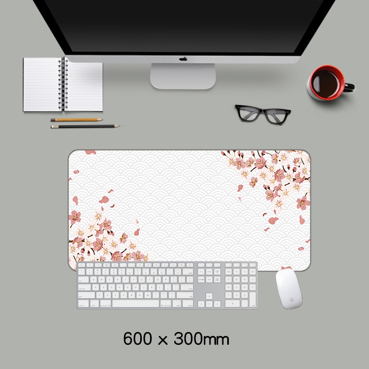 Miếng Lót Chuột Máy Tính Bản Lớn In Hình sakura