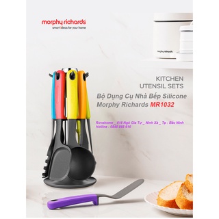 [ Có Sẵn ] Morphy Richards MR1032 Bộ Dụng Cụ Nhà Bếp Silicone 07 Món / Sale 50%